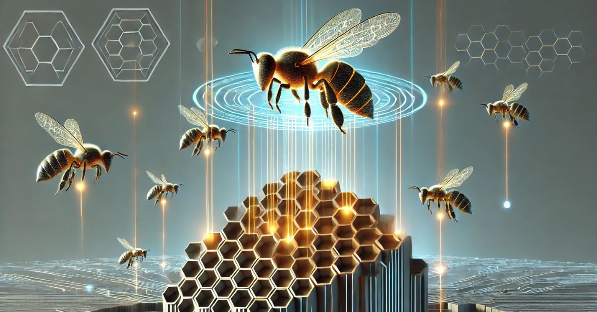 Bee swarming behavior as allegory for cognitive hive AI